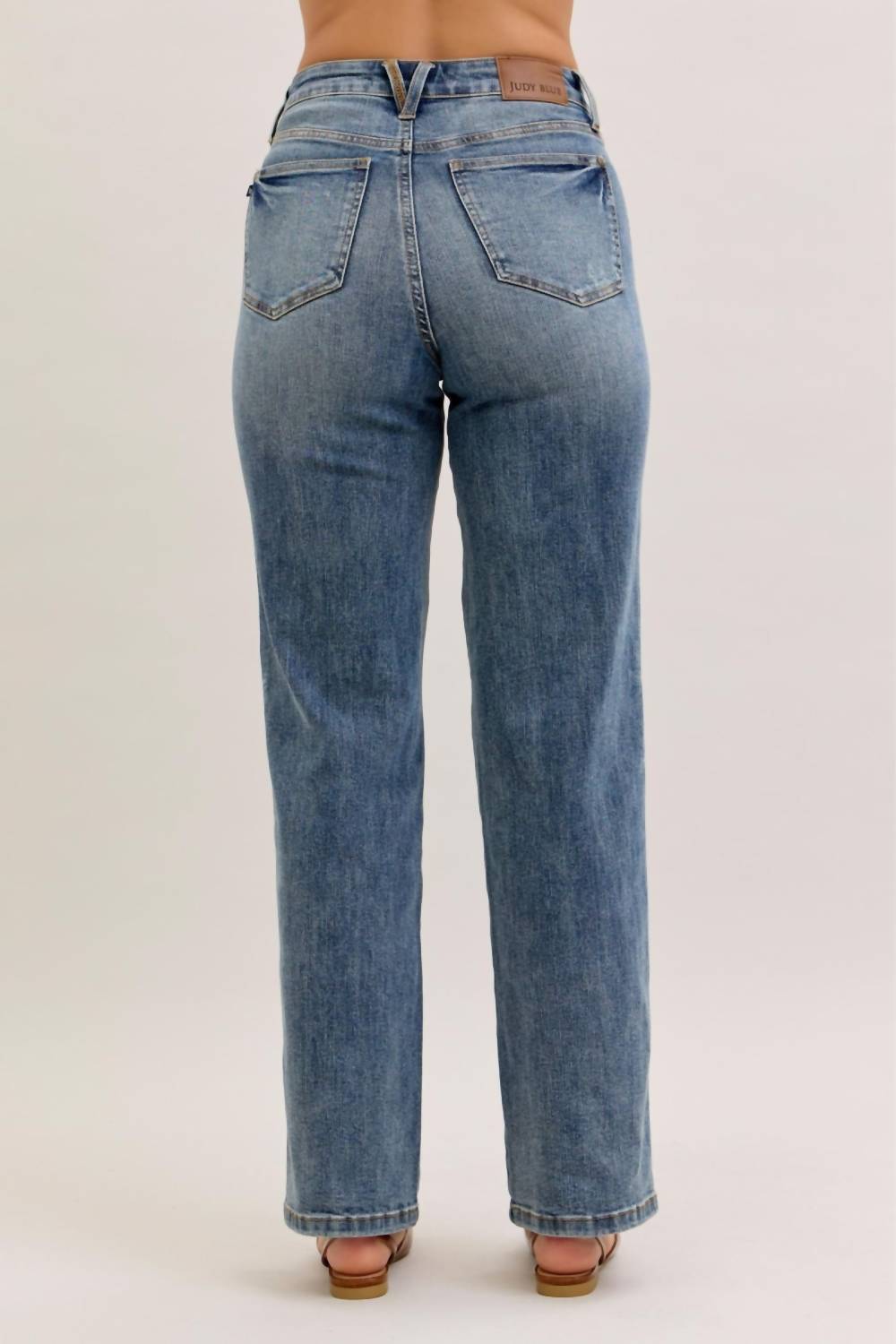 Judy Blue - High Rise Tummy Control Straight Leg Jeans
