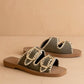 Oasis Society - Women's Tivoli Buckle Slides