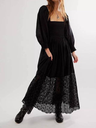 Free People - VESTIDO MIDI PERFEITO PARA TEMPESTADE