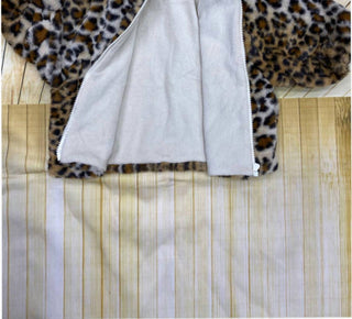 Lulu Clothes - Girl's Leopard Print Fleece Jacket