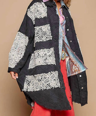 Pol - Patch de crochê Shacket