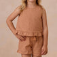 Rylee + Cru - Girl's Grapefruit Leonie Set