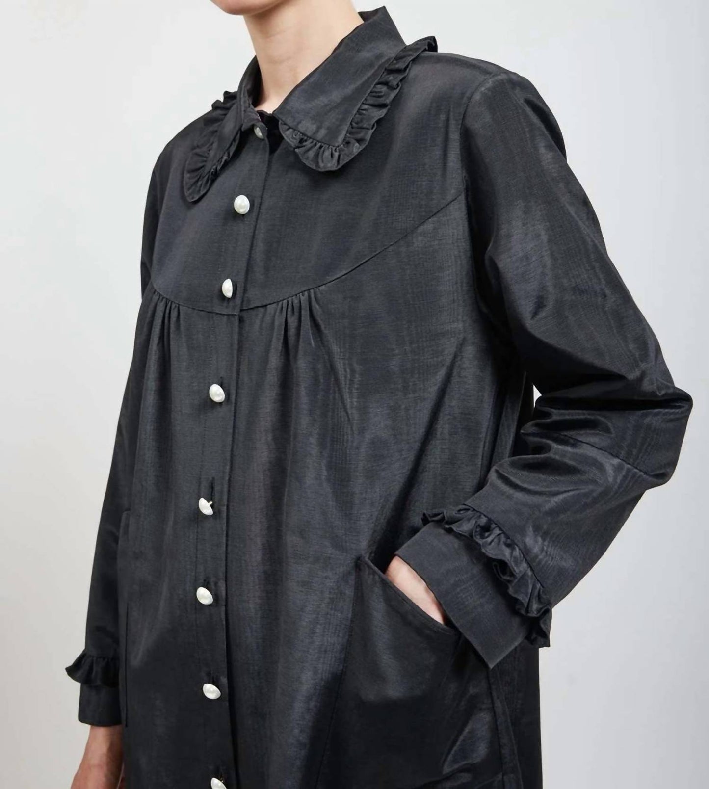 Batsheva - Ruffle House Coat