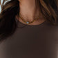Chansuttpearls - Women's Chain With Diamond Pendant Necklace