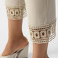 Joseph Ribkoff - Lace Cuff Pull On Cropped Pants