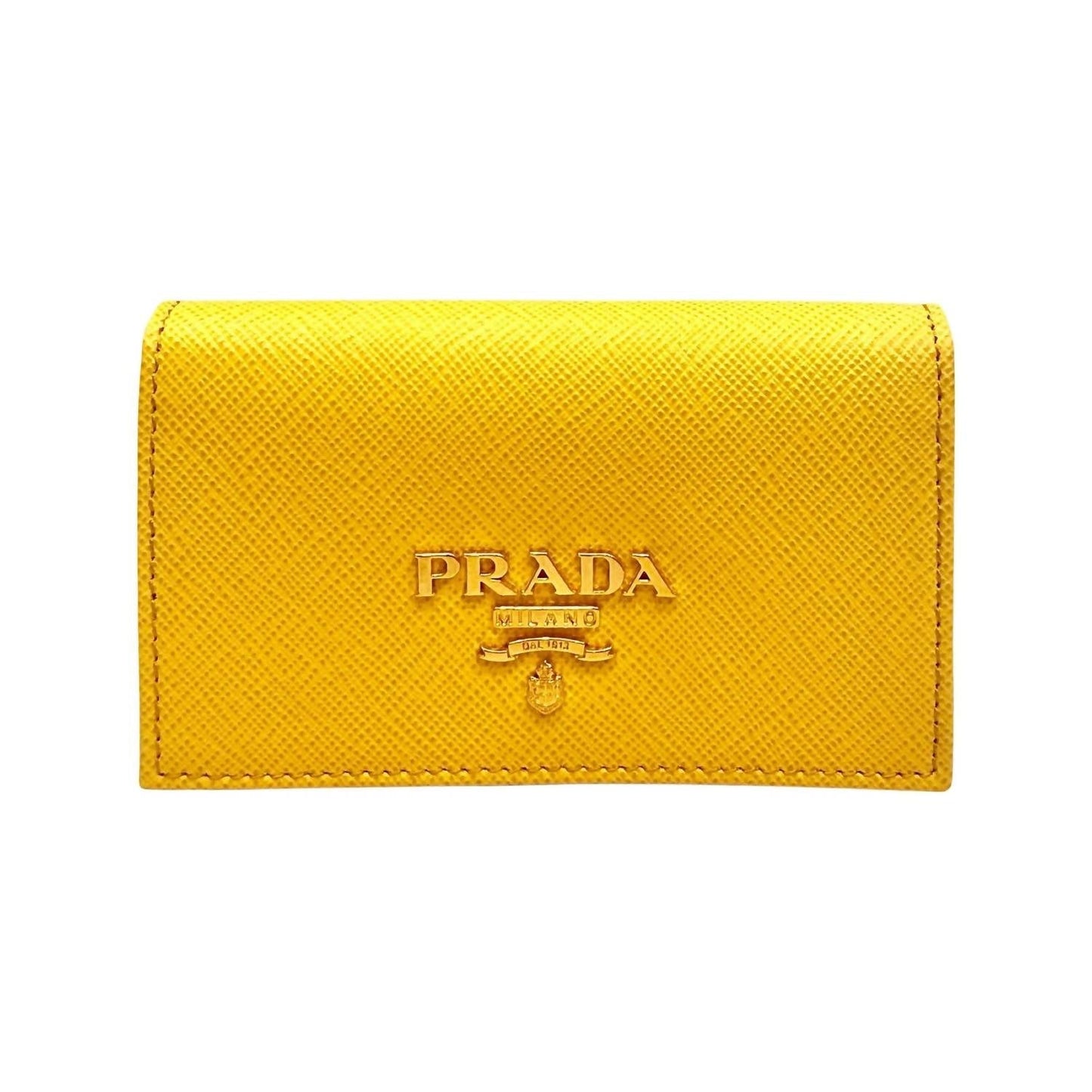 Prada - Women's Saffiano Leather Card Case Wallet