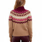 &Isla - Sara Fairisle Mock Neck Sweater