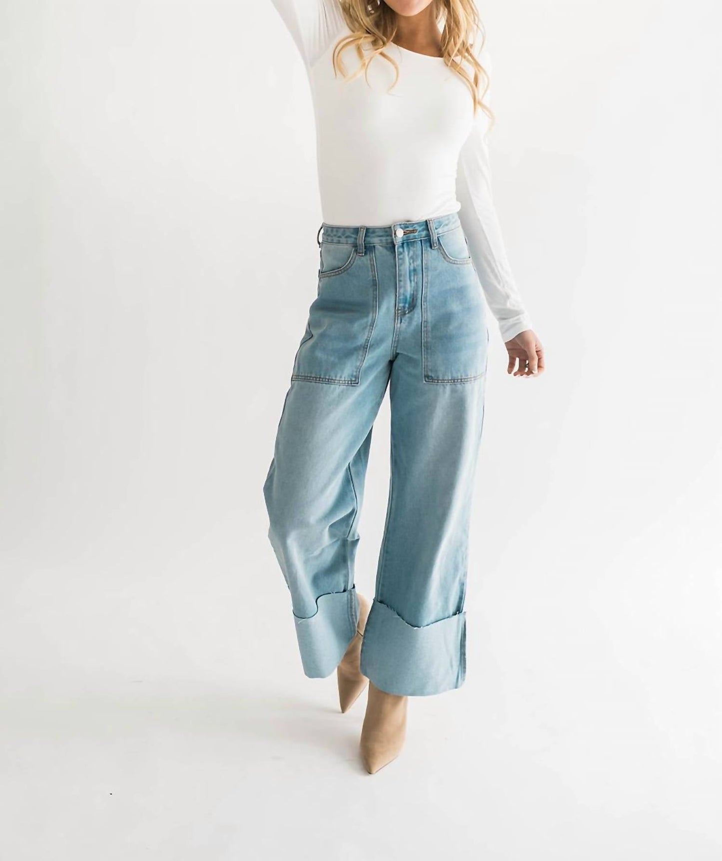 Falcon Park - Novah Wide Leg Jeans