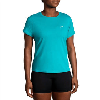 Brooks - Camisa feminina Distance manga curta 2.0