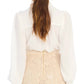 Allison New York - Dawn Beaded Knit Mini Skirt