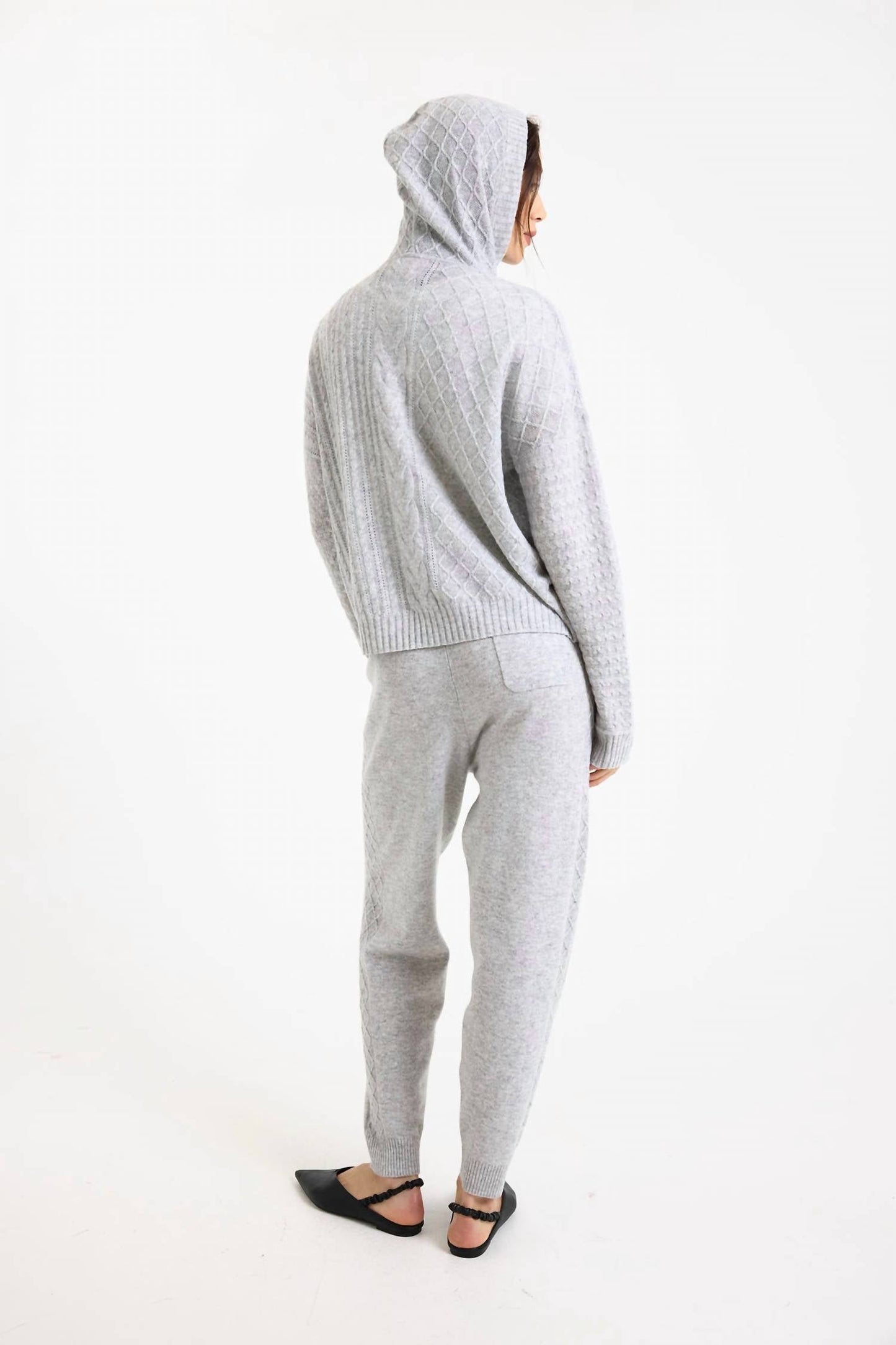 Brodie Cashmere - Luxe Cable Hoodie