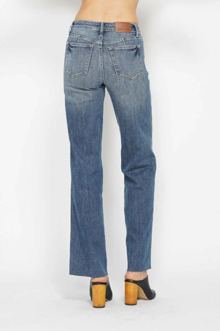 Trendsi - Women's Judy Blue Full Size Tummy Control Straight Jeans