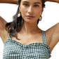 Eva Franco - Gingham Sweetheart Tank