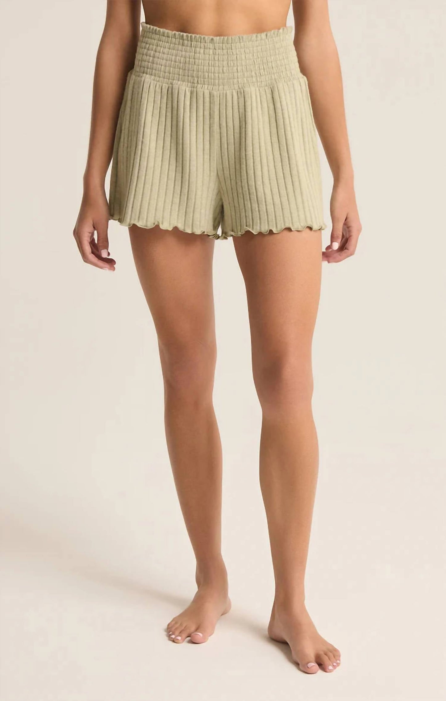 Z Supply - Dawn Smocked Rib Shorts