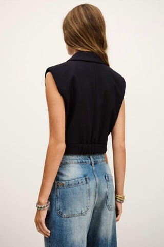 Ba&Sh - Nova Lapel Collar Top