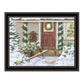 Trendy Decor 4U Holiday Porch Black Framed Wall Art for Living Room
