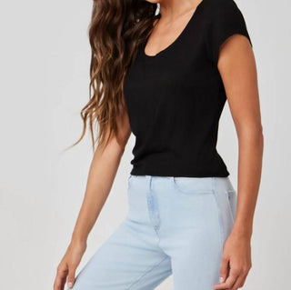 Bella Dahl - Wide Scoop Neck Tee