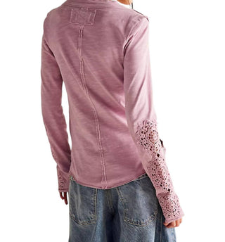 Free People - Nossa Canção Henley Cuff Top