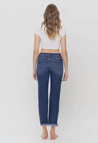 Lovervet - High Rise Crop Regular Straight Jeans