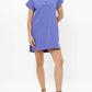 Oliphant - V-neck Roll Sleeve Mini Dress
