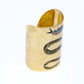Avenue Chic - Women's Gold Leaf Snake Cuff