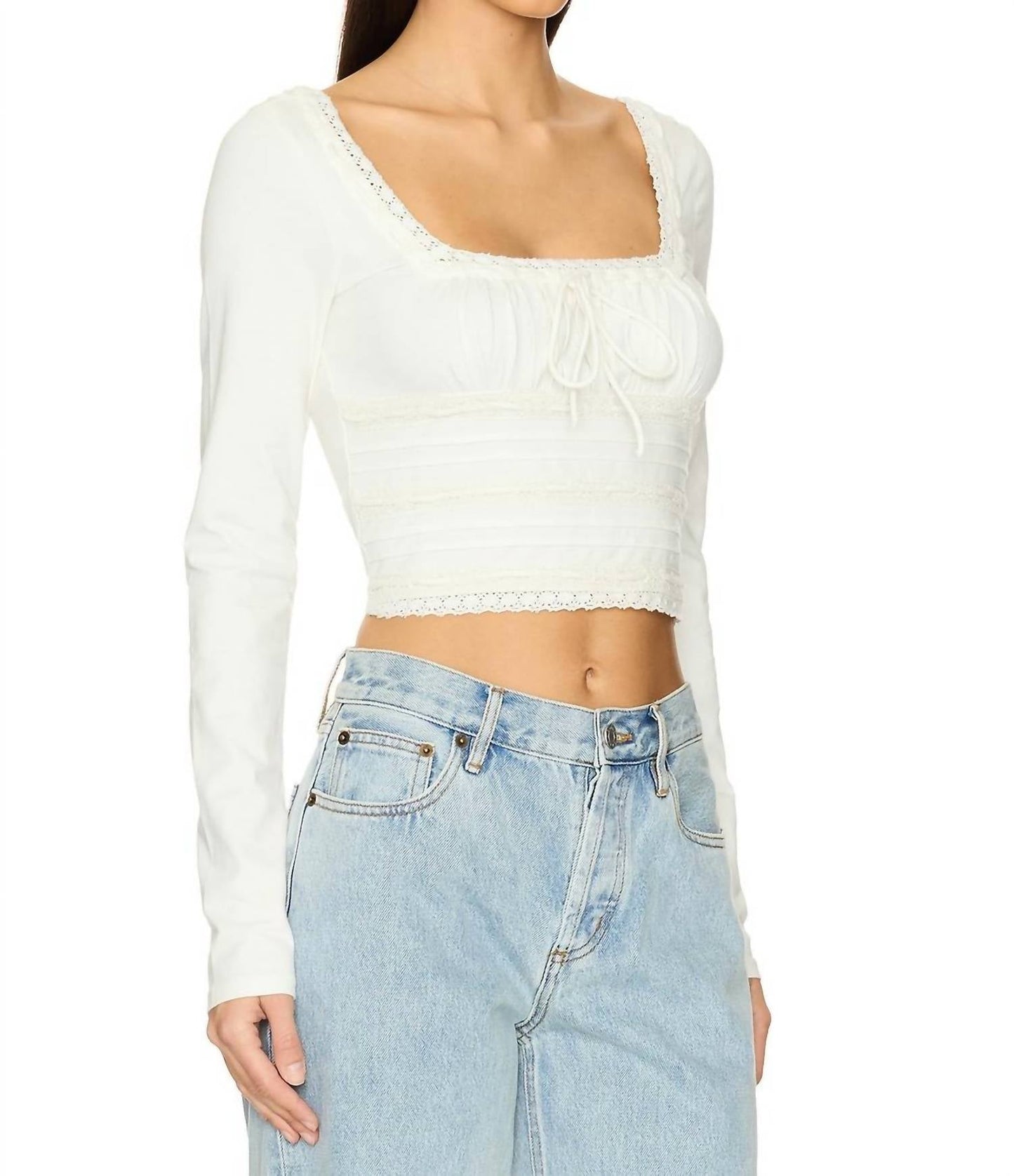 Free People - Scarlet Smocked Long Sleeve