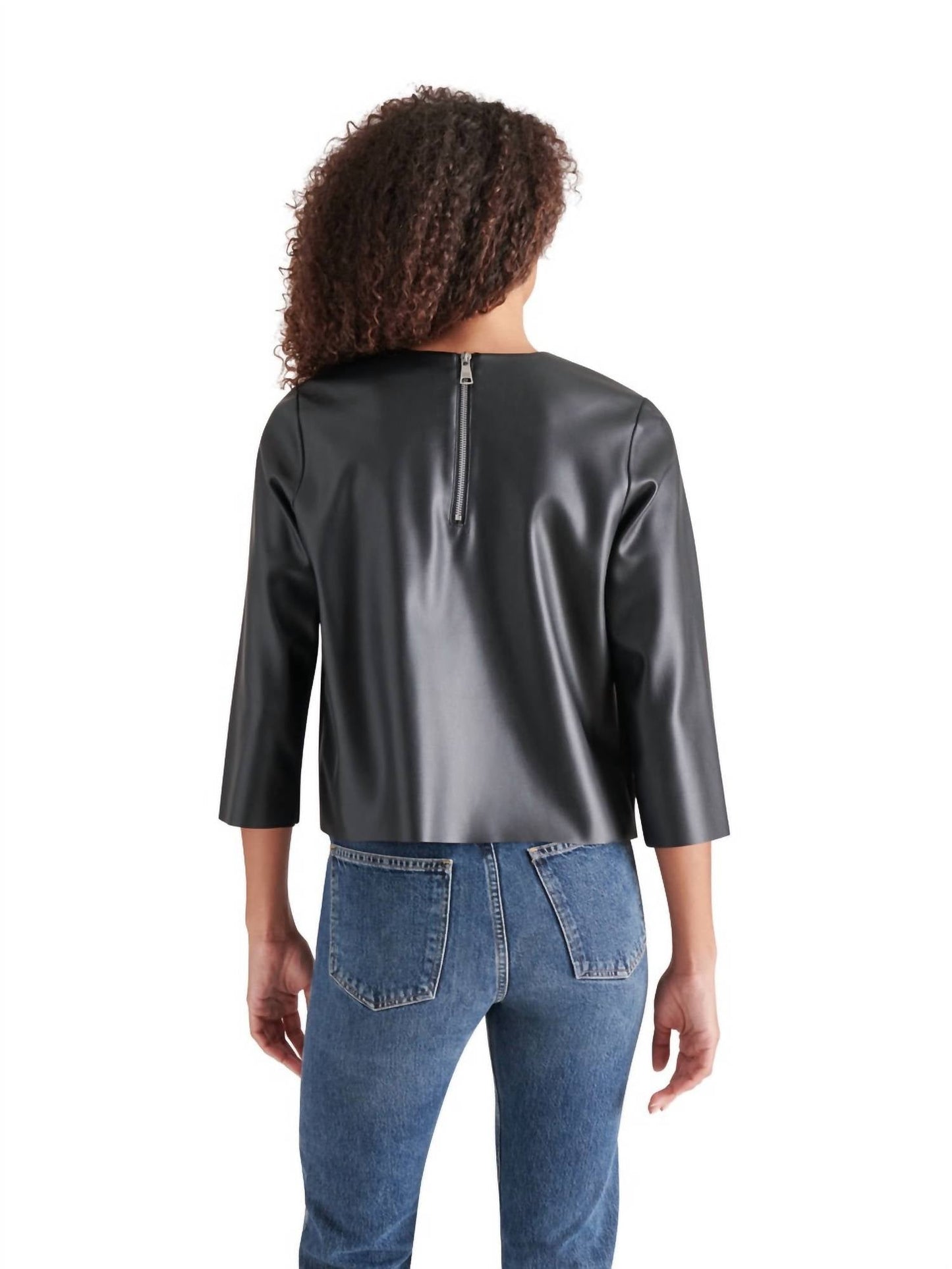 Steve Madden - Dee Faux Leather Top