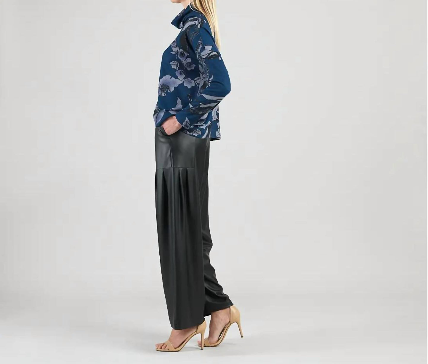 Clara Sunwoo - Rose Sketch Turtleneck Sweater