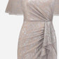 Joseph Ribkoff - Women's Formal V-neck Wrap Dress