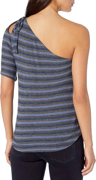 Lucky Brand - Blusa listrada de um ombro só