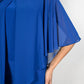 Frank Lyman - Woven Dress With Chiffon Overlay
