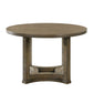 Parfield Weathered Round Dining Table - Oak