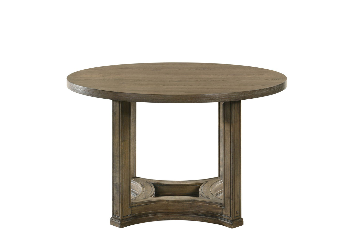 Parfield Weathered Round Dining Table - Oak