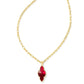 Kendra Scott - Women's Abbie Pave Frame Long Large Pendant Necklace