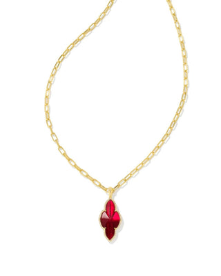 Kendra Scott - Women's Abbie Pave Frame Long Large Pendant Necklace
