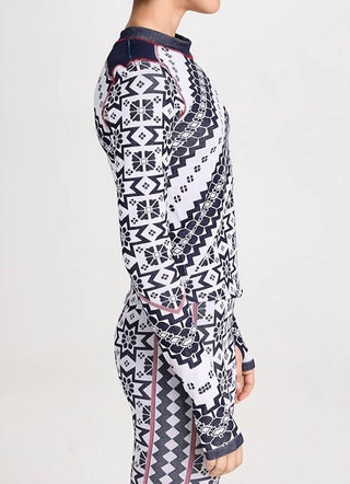 Free People - Blusa de manga comprida Myoko Jacquard