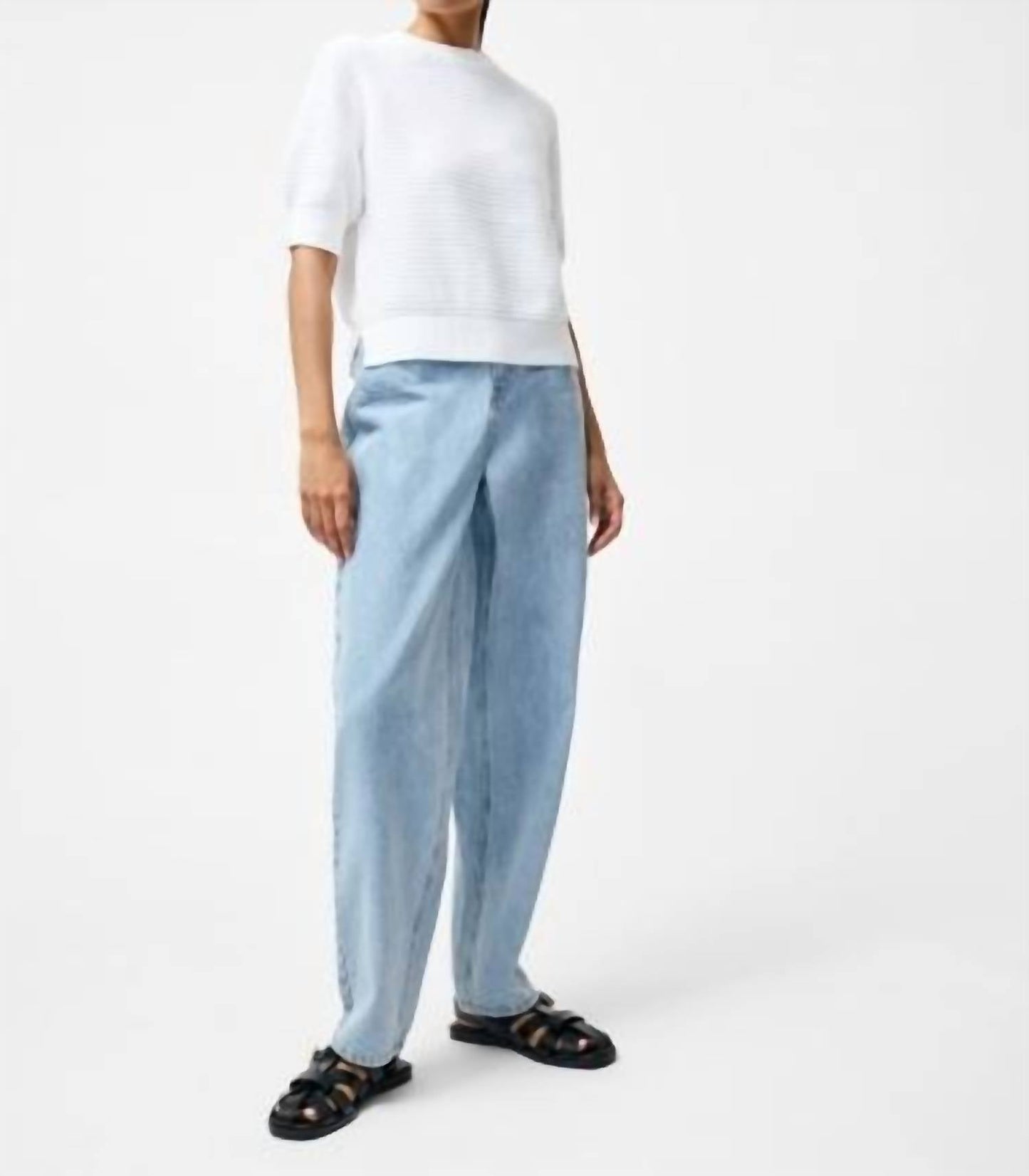 French Connection - Lily Short Sleeve High Neck Top