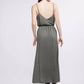 Self Contrast - Amaya Slit Midi Skirt