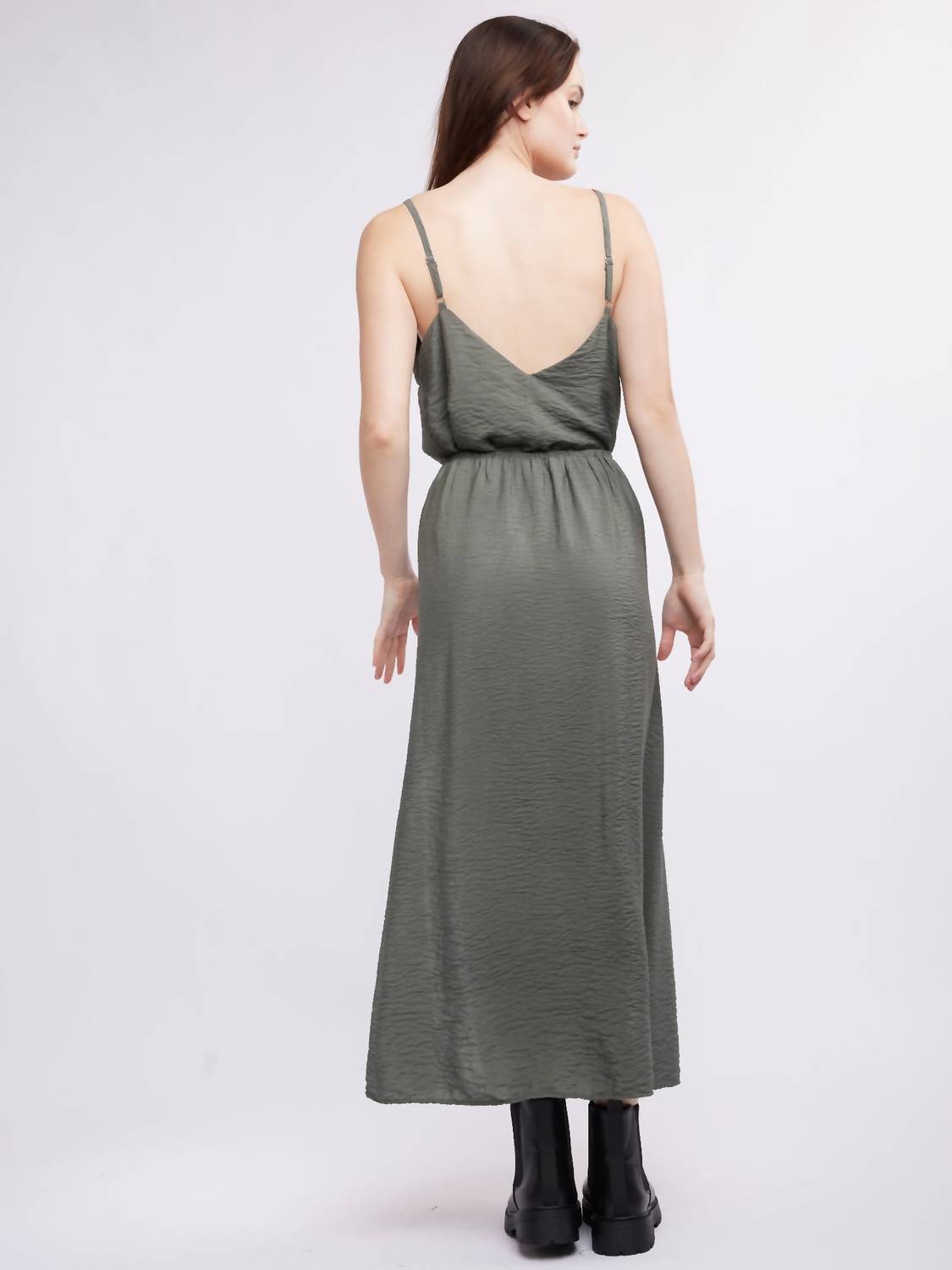 Self Contrast - Amaya Slit Midi Skirt