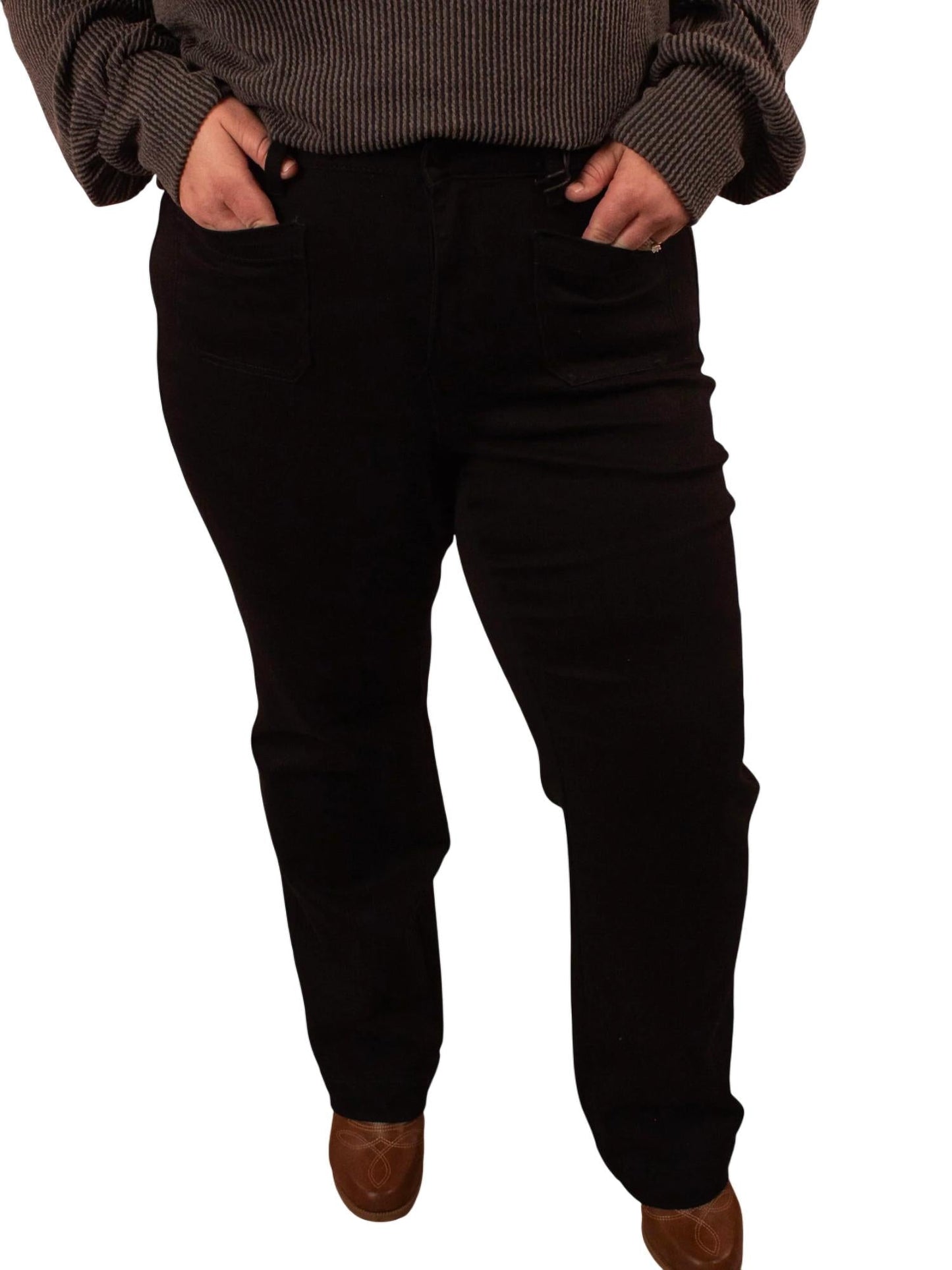 Judy Blue - Highwaist Patch Pocket Straight Jean