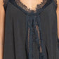 Trendsi - Pol Lace Detail V-neck Camisoles
