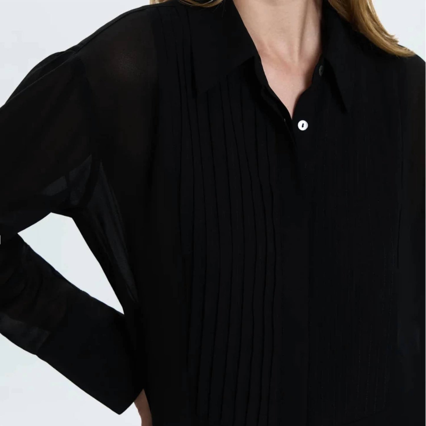Pistola - Charlotte Sheer Tuxedo Shirt