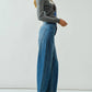 Aaron & Amber - Women's Comfy Slim Semi Barrel Pants