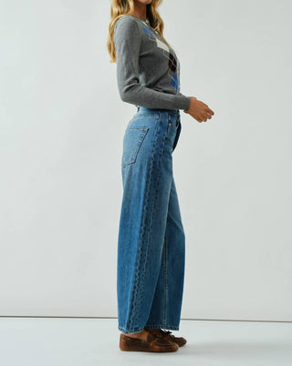 Aaron & Amber - Women's Comfy Slim Semi Barrel Pants