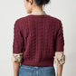 Lilla P - Short Sleeve Cardigan Sweater