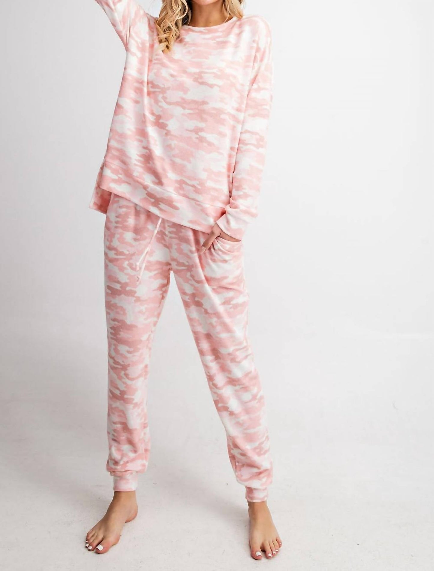 143 Story - Pink Camo Joggers