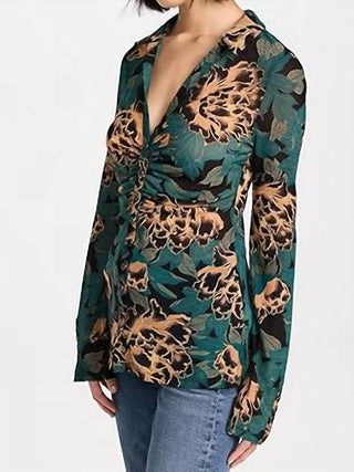 Free People - Camiseta feminina Lucky Shirtee