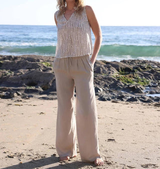 Bella Dahl - Regata com decote babado