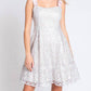 Trendsi - GeeGee Mesh Floral Embroidered Sleeveless Dress