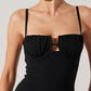 Astr - Jaida Bustier Bodycon Midi Dress